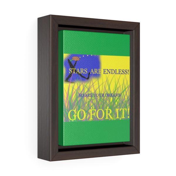 Endless Stars!  Vertical Framed Premium Gallery Wrap Canvas - Image 2