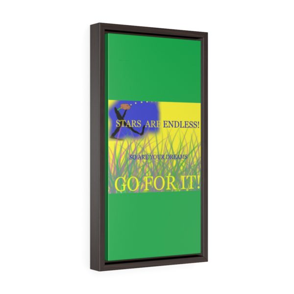 Endless Stars!  Vertical Framed Premium Gallery Wrap Canvas - Image 4
