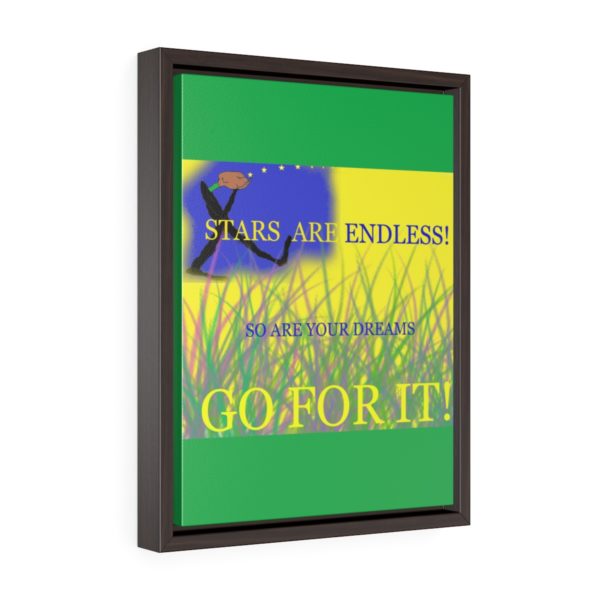 Endless Stars!  Vertical Framed Premium Gallery Wrap Canvas - Image 6