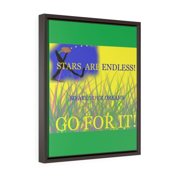 Endless Stars!  Vertical Framed Premium Gallery Wrap Canvas - Image 9