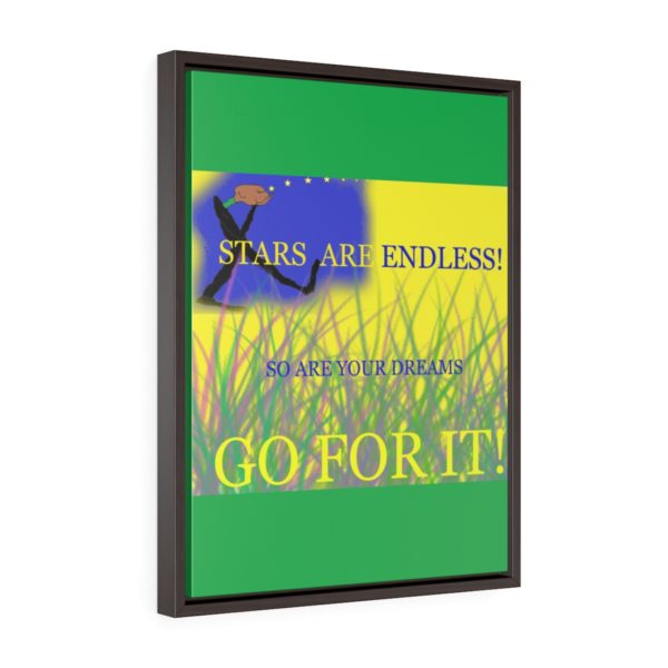 Endless Stars!  Vertical Framed Premium Gallery Wrap Canvas - Image 11