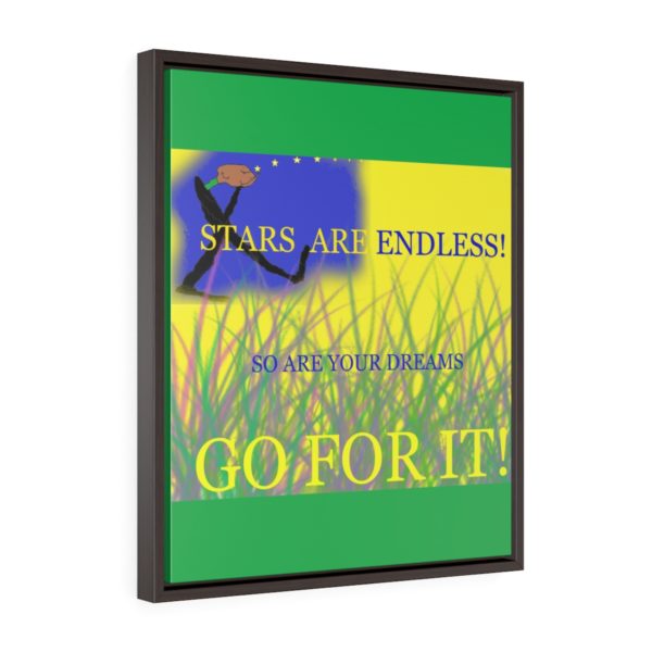 Endless Stars!  Vertical Framed Premium Gallery Wrap Canvas - Image 12