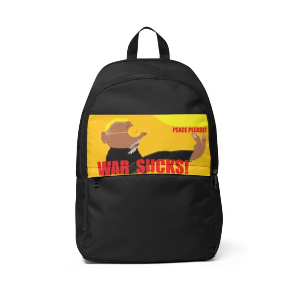 WAR !  Unisex Fabric Backpack