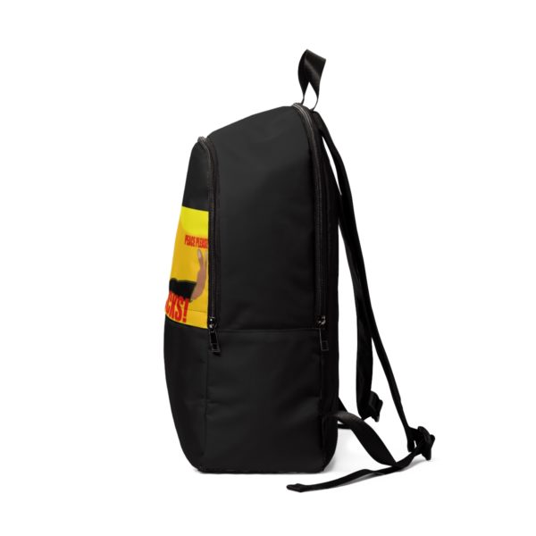 WAR !  Unisex Fabric Backpack - Image 3