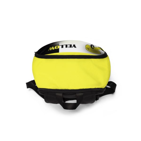 YELLOW FUNK! Unisex Fabric Backpack - Image 4