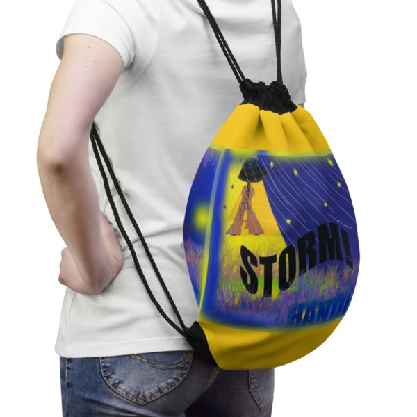 Storm of life!  Drawstring Bag - Image 3