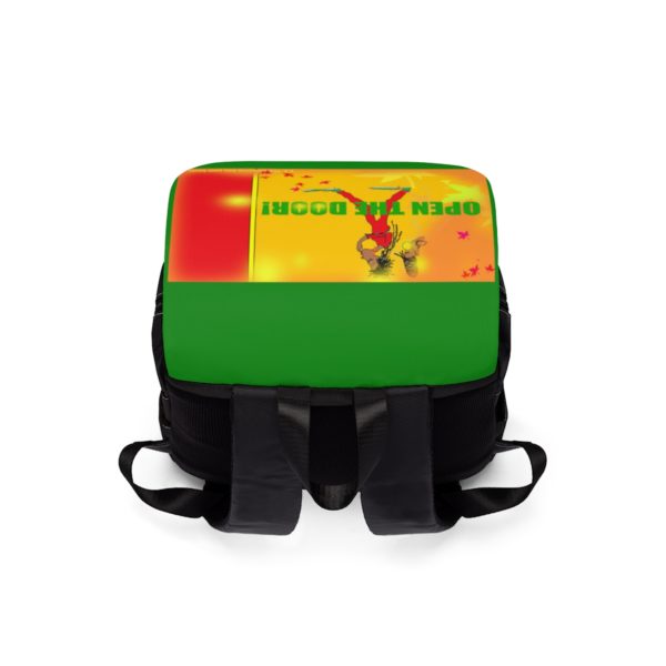 Open The Door!  Unisex Casual Shoulder Backpack - Image 4