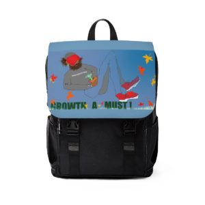 Growth !  Unisex Casual Shoulder Backpack