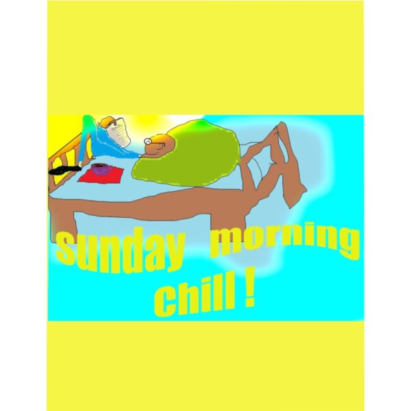 Sunday Morning Chill  Microfiber Duvet Cover - Image 3