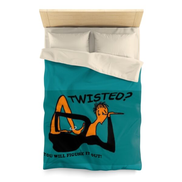 TWISTED!  Microfiber Duvet Cover - Image 4