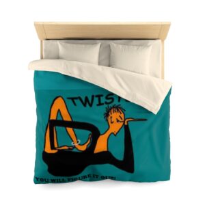 TWISTED!  Microfiber Duvet Cover