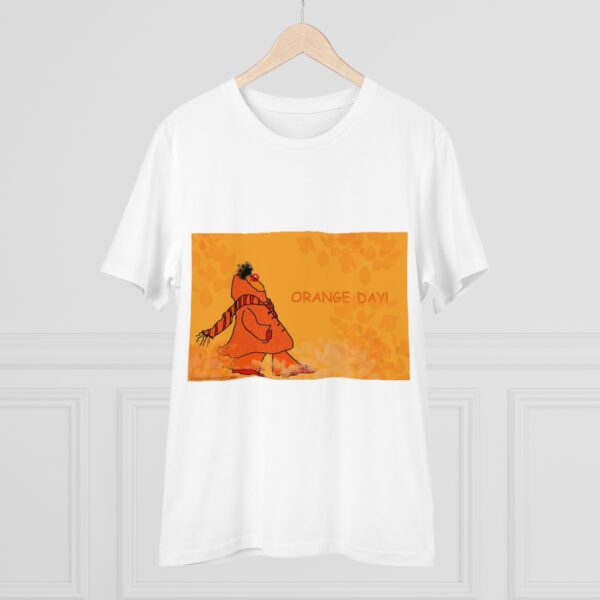 ORANGE VIBE ! Organic Creator T-shirt - Unisex - Image 10