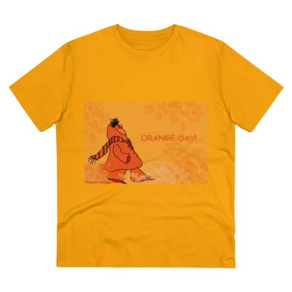 ORANGE VIBE ! Organic Creator T-shirt - Unisex - Image 2