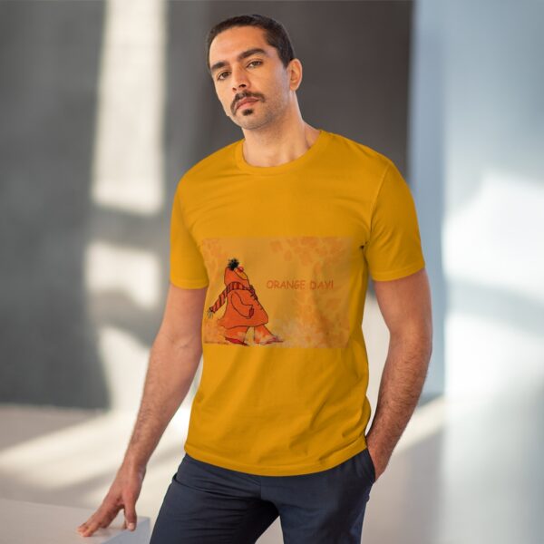 ORANGE VIBE ! Organic Creator T-shirt - Unisex - Image 5