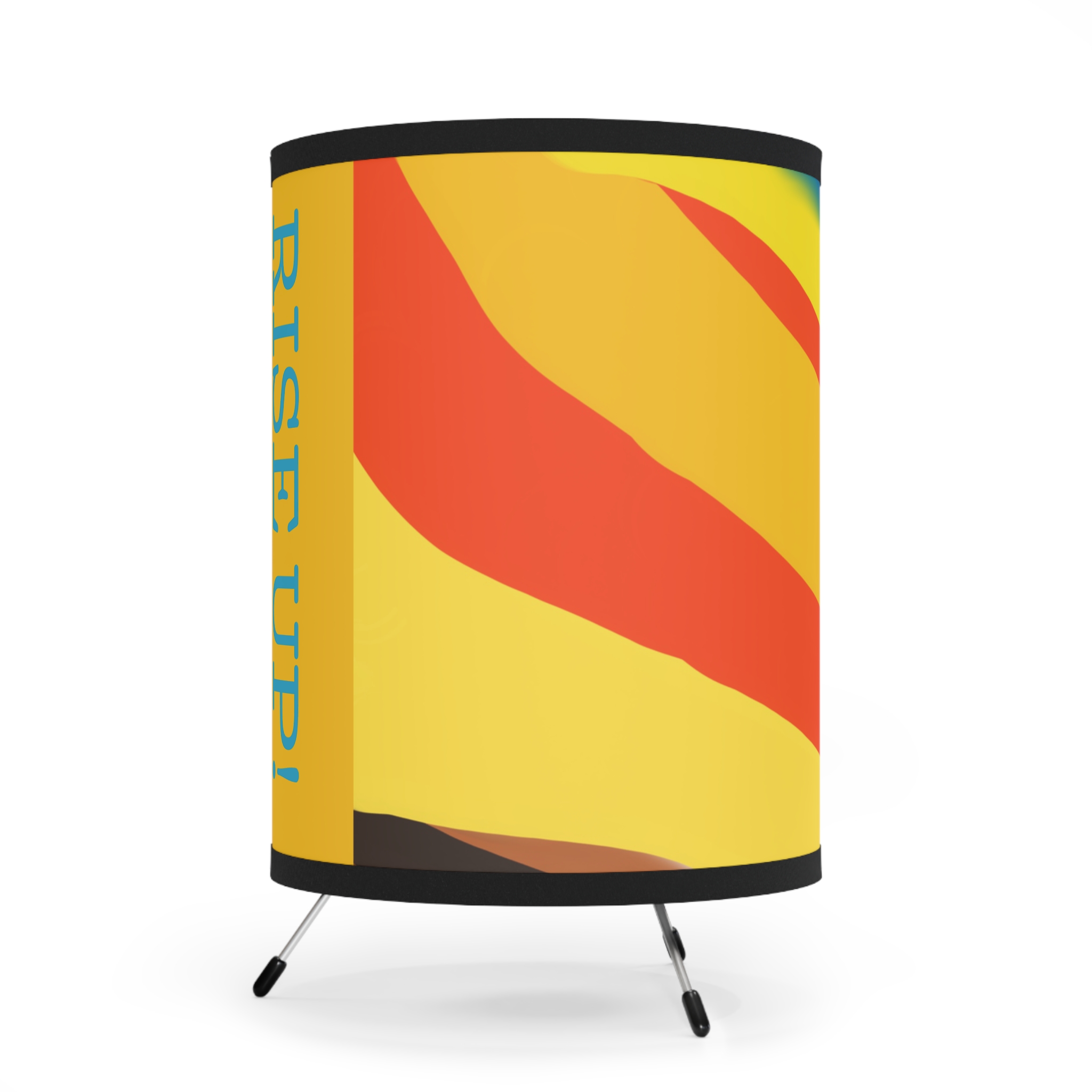 Colorful Tripod Lamp for Brightening Any Space, Modern Home Decor, Lighting for Living Room, Unique Gift Idea, Eye-Catching Shade - Image 2