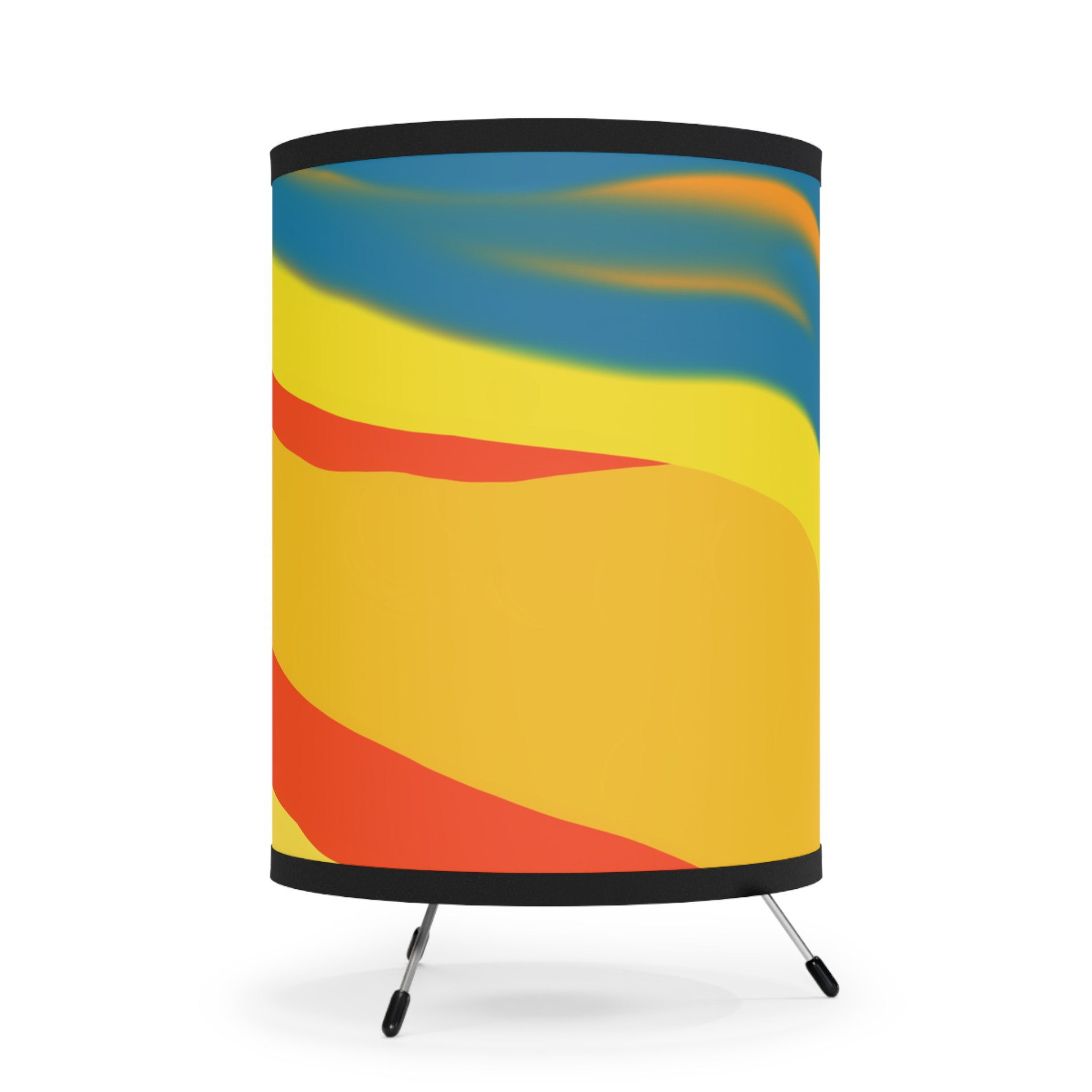 Colorful Tripod Lamp for Brightening Any Space, Modern Home Decor, Lighting for Living Room, Unique Gift Idea, Eye-Catching Shade - Image 4