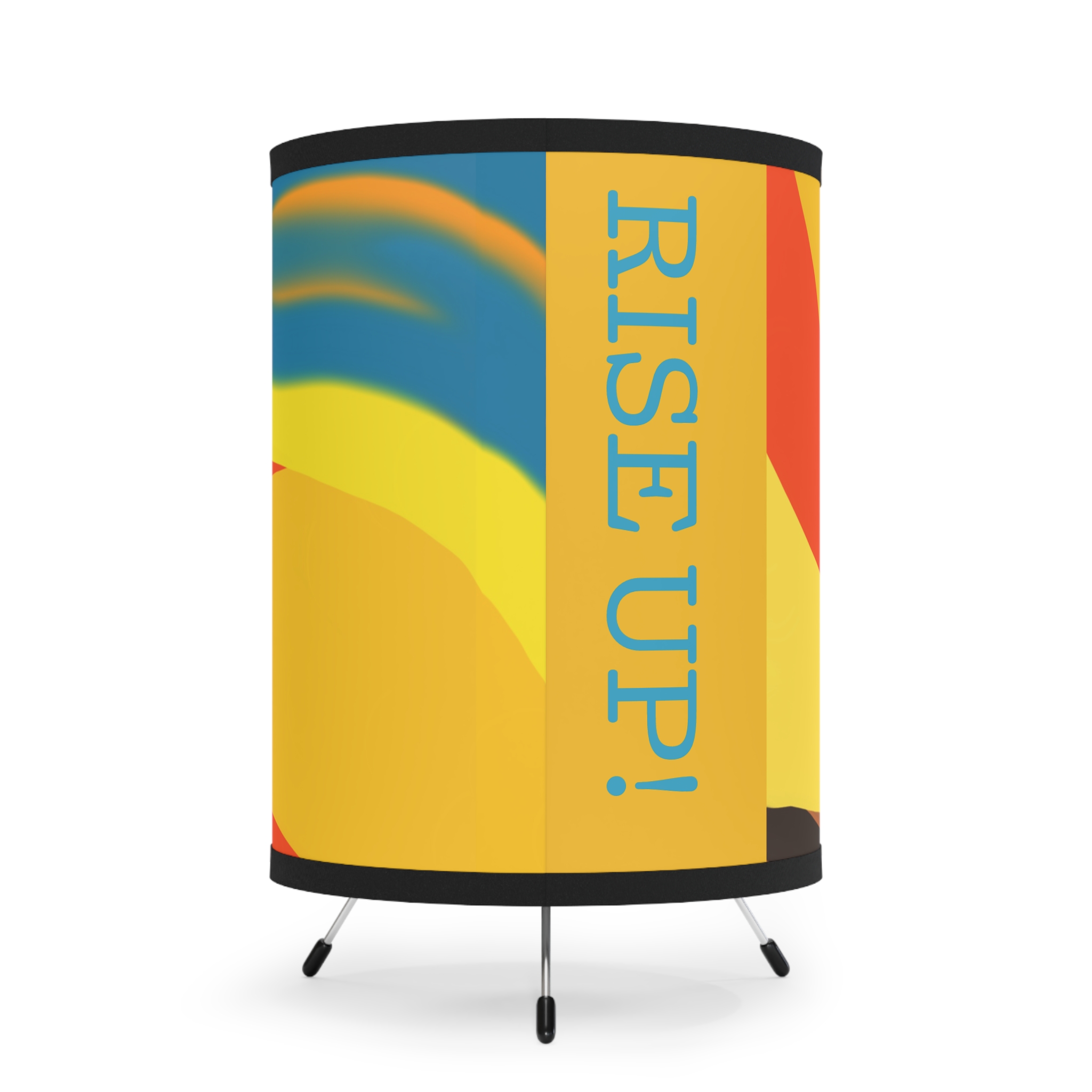 Colorful Tripod Lamp for Brightening Any Space, Modern Home Decor, Lighting for Living Room, Unique Gift Idea, Eye-Catching Shade - Image 3